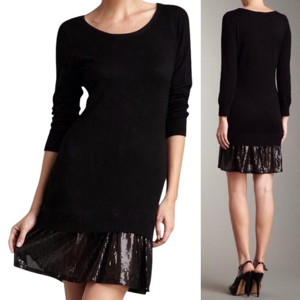 Romeo & Juliet Couture Sequin Sweater dress